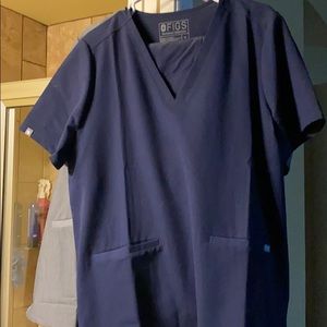 Fig scrubs navy blue XL top and pants